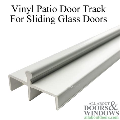 vinyl patio glass door track